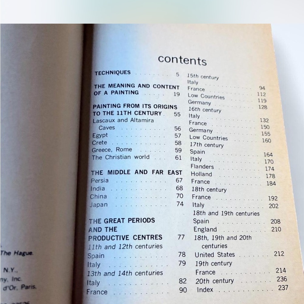 1971 Golden Art Guide: Painting from its origins to the 20th century art book - Picture 4 of 8